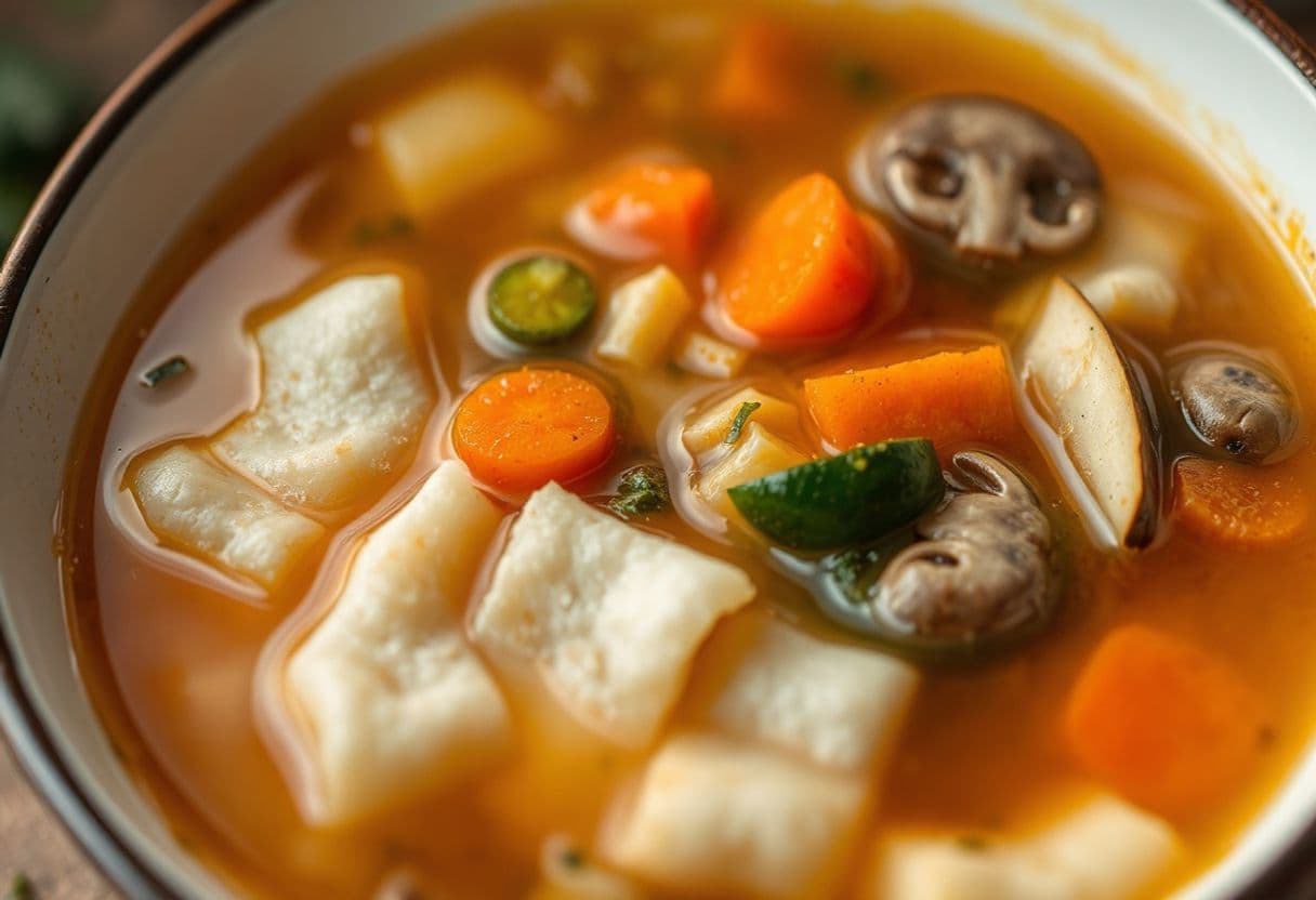 Vegetarian Sujebi: Mastering Plant-Based Hand-Pulled Noodle Soup